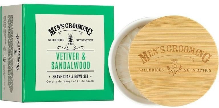 Scheerzeep - Vetiver - Hennepolie - In Stijlvolle Kom