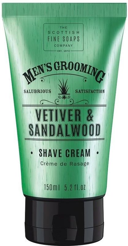 Scottish Fine Soaps - Men's Grooming Vetiver & Sandalwood Scheerverzorging 150 ml