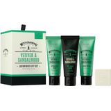 Scottish Fine Soaps Cadeauset Vetiver - 4-delig - Geproduceerd in Schotland