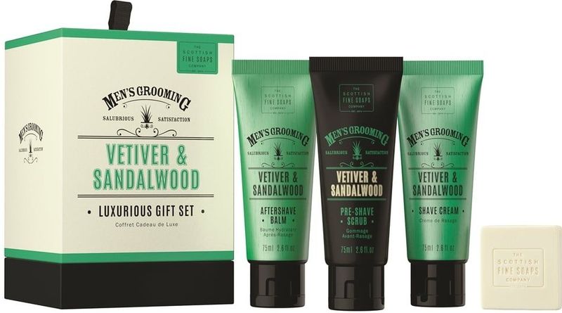 Scottish Fine Soaps - Men's Grooming Vetiver & Sandalwood Scheren