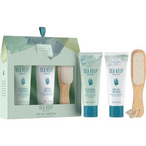 Scottish Fine Soaps Sea Kelp voet verzorgingsset, voetscrub, voetcréme en puimsteen