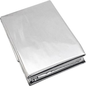 Van Os Nooddeken/reddingsdeken/isolatiedeken - 132 x 202 cm - zilver - warmtedeken