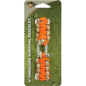 Paracord Armband Iron Buckle (MC-Orange)