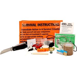 Survival Pakket - Oranje - 500D Nylon - Waterdichte Hoes