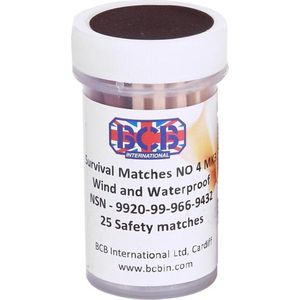 BCB Adventure Survival lucifers - Noodpakket