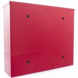 G2 - Elegance - Wandbrievenbus - Rood - Staal, Geschikt voor A4-formaat