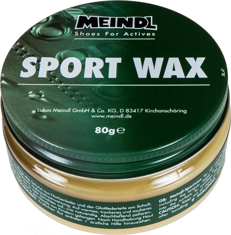 Meindl - Sportwax - Onderhoudsproduct - Kleur Antraciet - Inhoud 80 G