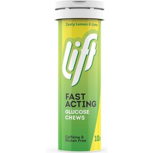 Lift Glucotabs Dextrose Citroen/Limoen Meeneembuis (10 stuks)