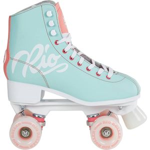 Rio Roller - Script - rolschaatsen, teal/coral, maat 42