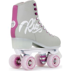 Rio Roller Script rolschaatsen - grijs / paars - maat 42