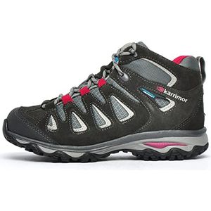 Karrimor Isla Mid Ladies Weathertite Black Trekking- en wandelschoenen voor dames, Zwart Zwart Zee Roze, 37 EU