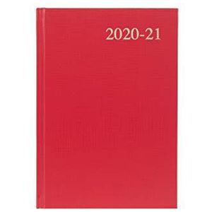 Collins Essential A5 weekplanner 2020-2021 (juli tot juli) - rood