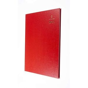 Collins Dagkalender 2022, A4, rood