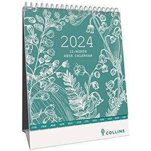 Collins Tara 2024 Bureaukalender, lifestyle-planner en organizer voor kantoorwerk, persoonlijk en thuis, januari tot december 2024, dagboek, wekelijks, TADC-24