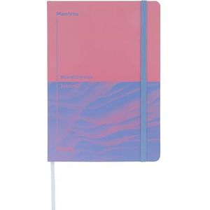 Jumble & Co Head & Heart A5 Zelfzorg Journal - Mantra's & Moods - 100% gerecycled papier - Roze/Lichtblauw
