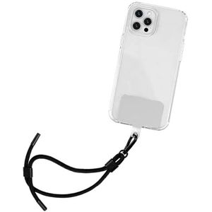 Jumble & Co Sling & Grip mobiele telefoonriem van polyester en metaal, zwart