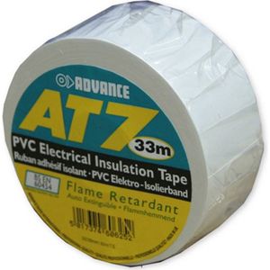 Advance AT7 Soft PVC Tape, wit, 38 mm - Balletvloer tape, 38 mm x 33 m, wit