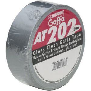 Advance AT 202 Gaffa Tape, zilver 50m lang, 50mm breed - Gaffa tape