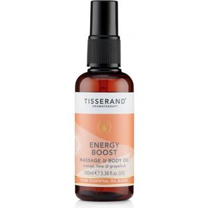 Tisserand - Massage & Body Olie - Energy Boost - 100 Milliliter - Natuurlijke Etherische Oliën