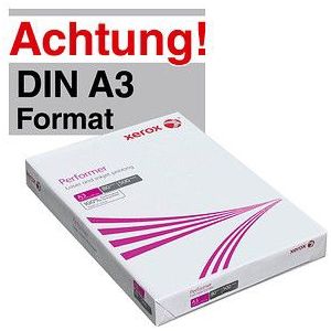 Xerox - Performer ECF - Kopieerpapier - Wit - DIN A3 - 80 g/m² - 500 vellen