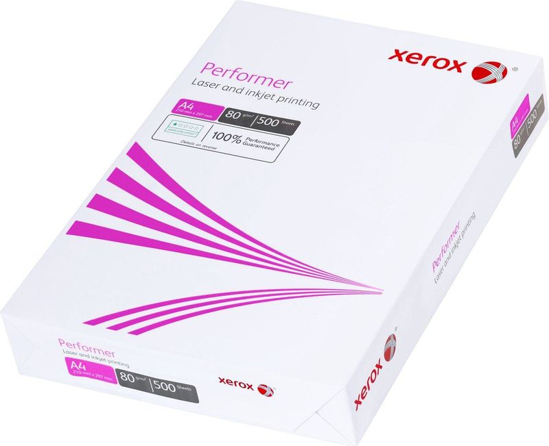 Xerox - Performer ECF - Kopieerpapier - Wit - 80 g/m² - 1 Doos = 5 x 500 Vellen