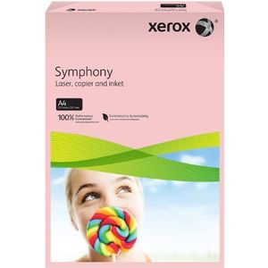Xerox 003R92306 gekleurd printerpapier kopieerpapier Symphony pastel DIN A4, 160 g/m², 250 vellen per verpakking, roze