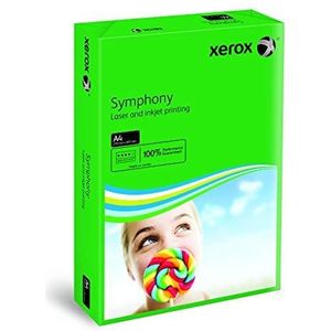 Xerox 003R93951 gekleurd printpapier kopieerpapier Symphony intensief DIN A4, 80 g/m2, 500 vellen per pak, donkergroen