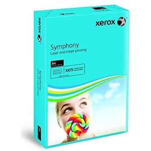 Xerox 003R93959 gekleurd printerpapier, kopieerpapier, Symphony intens, DIN A4, 80 g/m², 500 vellen per verpakking, donkerblauw
