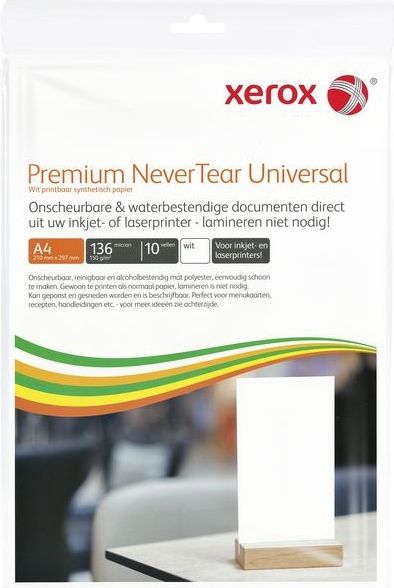 Xerox - Nevertear A4 Polyester - Wit - 10 Vel