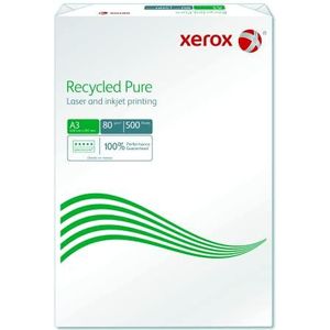 Xerox 003R98105 gerecycled pure milieu-/printerpapier, DIN A3, 80 g/m2, 500 vellen, wit