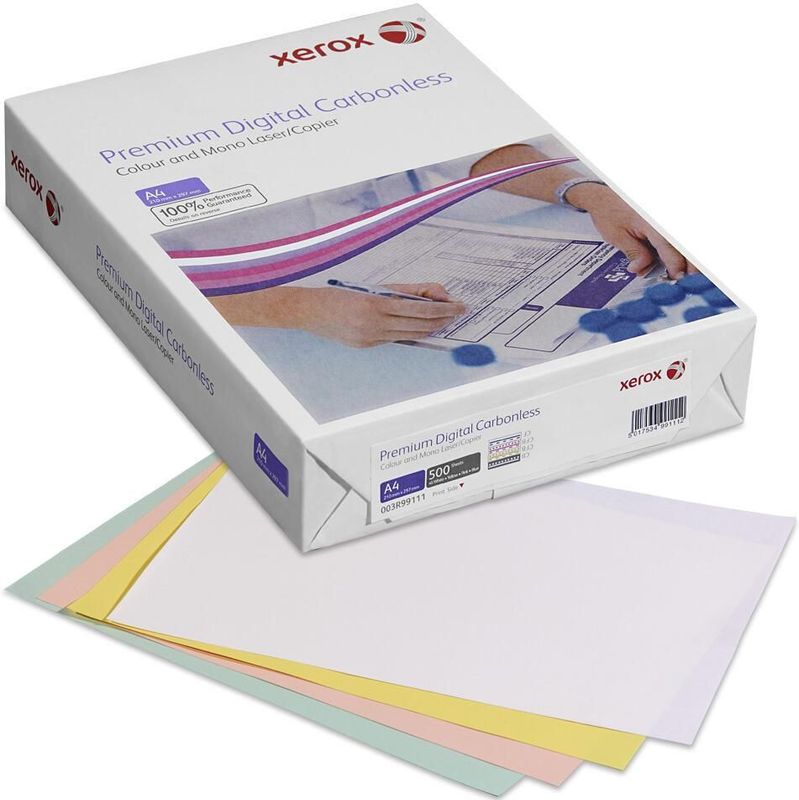 Xerox Premium Digital Carbonless papier 003R99111, A4 4-voudig wit/geel/roze/blauw