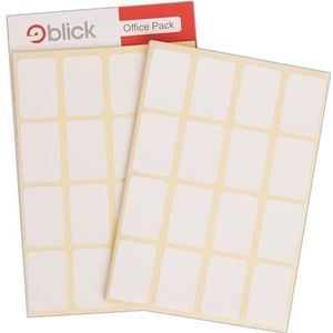 Blick Lot de 640 étiquettes autocollantes rectangulaires pour bureau, maison, bureau, école, lettres, adresse, blanc 24 x 37 mm