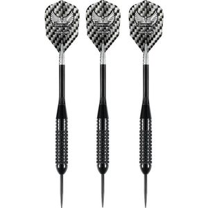 1x Set van 3 dartpijlen Black Arrow 25 grams - Darten/darts sport artikelen pijltjes messing - Kinderen/volwassenen