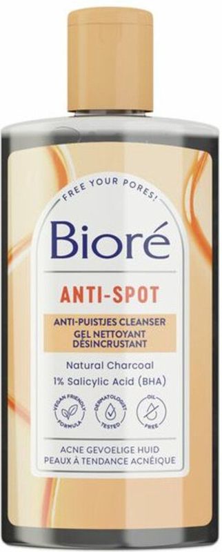 Bioré Houtskool Anti-Puistjes Cleanser 200 ml