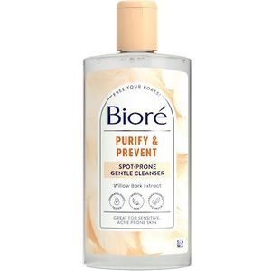 Bioré Purify & Prevent - Zachte wasgel - Inhoud: 200 ml - Geschikt voor de gevoelige, acne-gevoelige huid - Dermatologisch getest