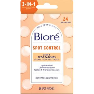 Bioré - Spot Control - 3-in-1 Spot Patches - 24 Stuks - Hydrocolloïde