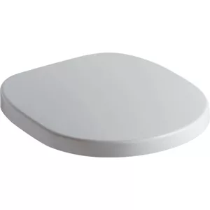 Ideal Standard Abattant WC Universel Frein de Chute, Forme Ovale, Lunette Toilette, Siège WC