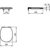Ideal Standard E036701 WC-bril