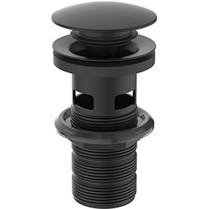 Ideal Standard Toebehoren - Click-Clack afvoerplug, zwart E1482XG