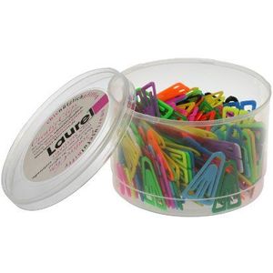 Laurel 503123 paperclip plastic clips van polystyrol, 35 mm, doos, grond/lichtgesorteerd