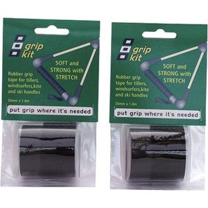 Grip tape set zwart 30mm 1.8m