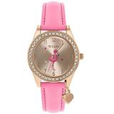 Tikkers Meisje Analoog Quartz Horloge met Polyurethaan Band TK0188, riem
