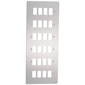 Schneider Electric GUG24GSS Ultimate roosterplaat, 24 versnellingen, roestvrij staal
