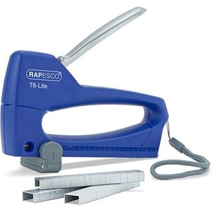 Rapesco T8-Lite tacker blauw incl. 300 nietjes