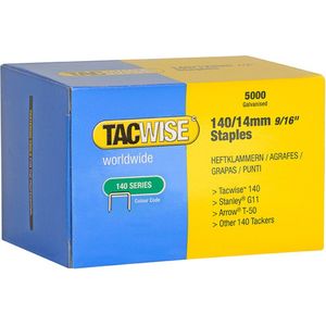 Tacwise nieten voor tacker - Type 140 - 14 mm - Gegalvaniseerd - 5000 stuks