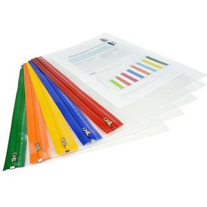Rapesco - Zichtmap Met Ritssluiting - Transparant - A5 - Assorti - 5 Stuks