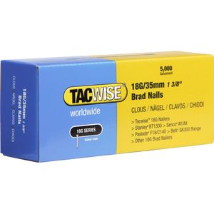 Tacwise minibrad 18G - Nagel voor tacker - 35 mm - Gegalvaniseerd - 5000 stuks
