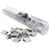 Rapesco Klammernspender Supaclip 40 transparent incl. 25 Clips Edelsta