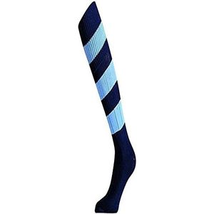 MITRE Mercury Hoop Voetbal Sport Sok, uniseks, Mercury Hoop, Navy/Sky, maat 7 - 12