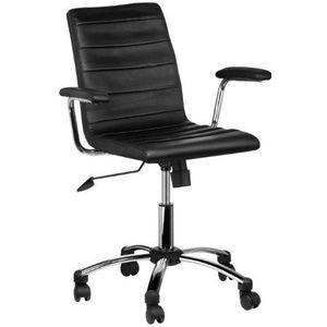 Premier Housewares bureaustoel met armleuningen, 91- x 61 x 57 cm, zwart